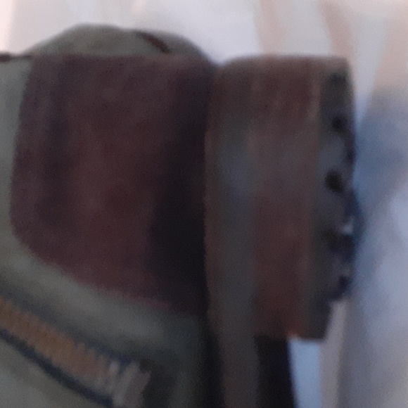 UGG Kilmer II Slate Suede Shearling Chunky Moto Combat Boots Woman's Siz… - Picture 4 of 12